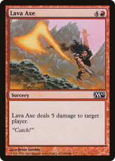 Machado de Lava / Lava Axe - Magic: The Gathering - MoxLand